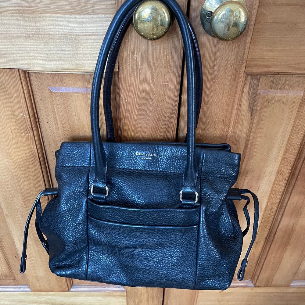 Kate Spade Black Leather Shoulder Bag
